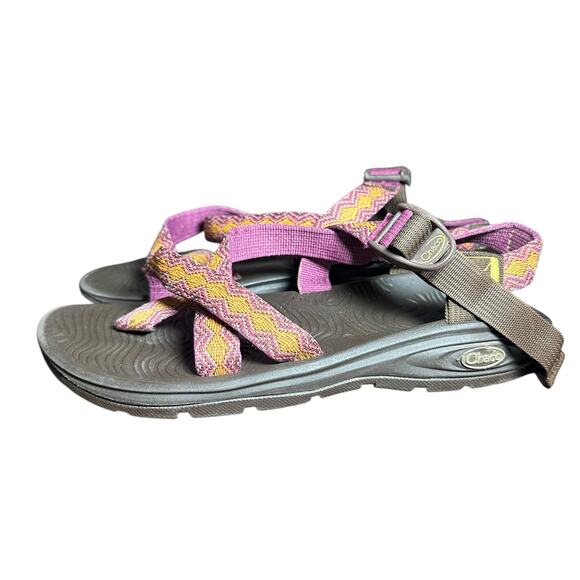 Chaco Women's Zvolv 2 Sport Strappy Sandal Size 9 Pink Orange walking hiking - Picture 8 of 12